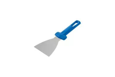 Gi.Metal - Spatola tagliapasta triangolare flessibile, per uso professionale. Necessaria per prelevare i panetti pizza dalle cassette di plastica e anche per tagliare la pasta in fase di preparazione.