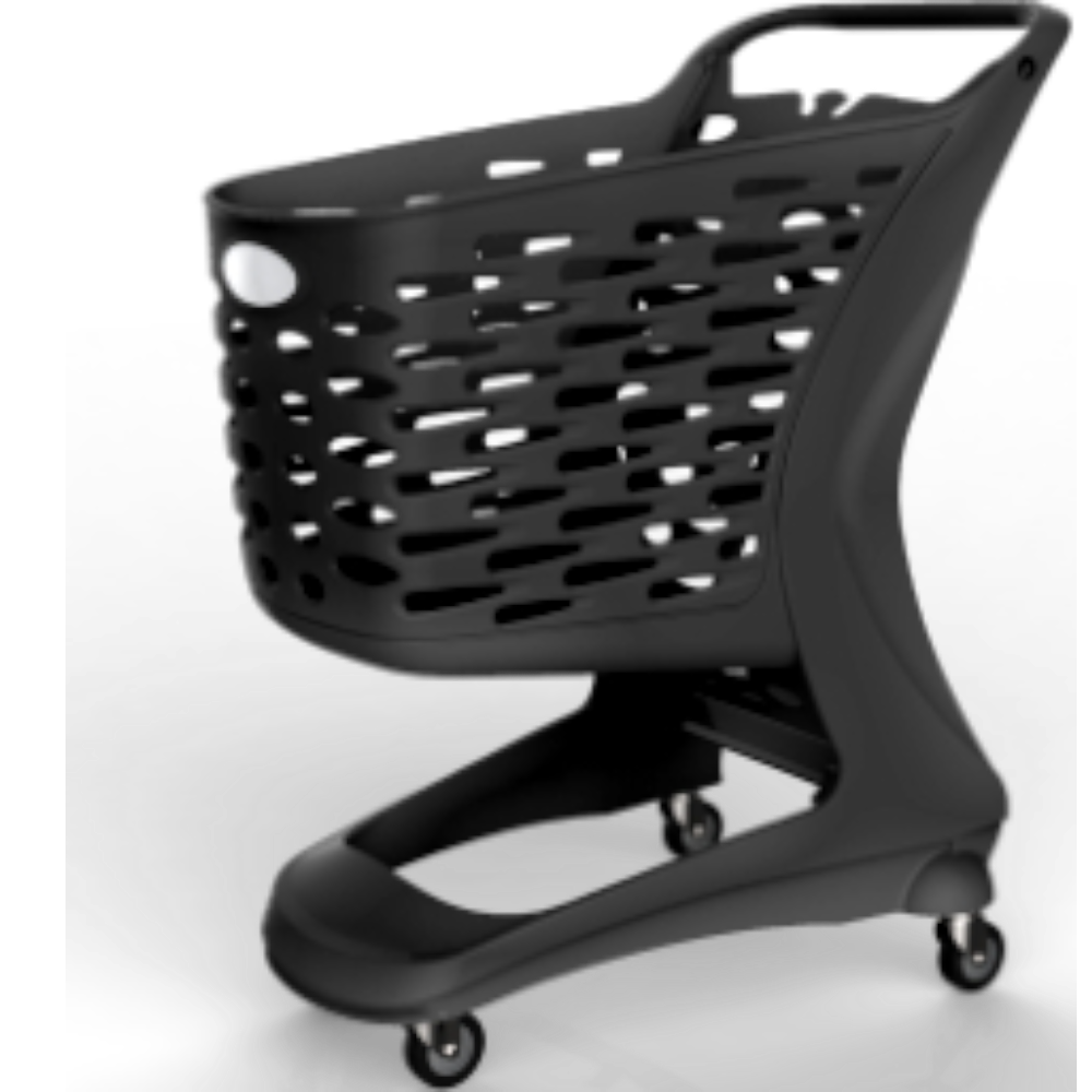 CARRELLO SPESA MINI ECO BLACK 80 L