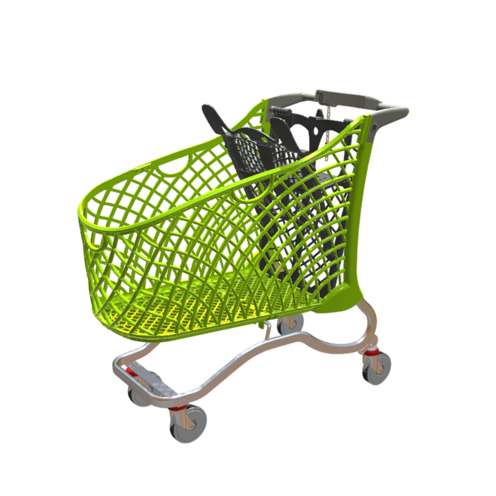 CARRELLO SPESA HYBRID SUPER 180 L