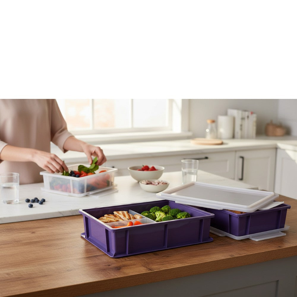 Cassetta per Lievitazione Pizza e Pane + coperchio 30x40x10H - Color