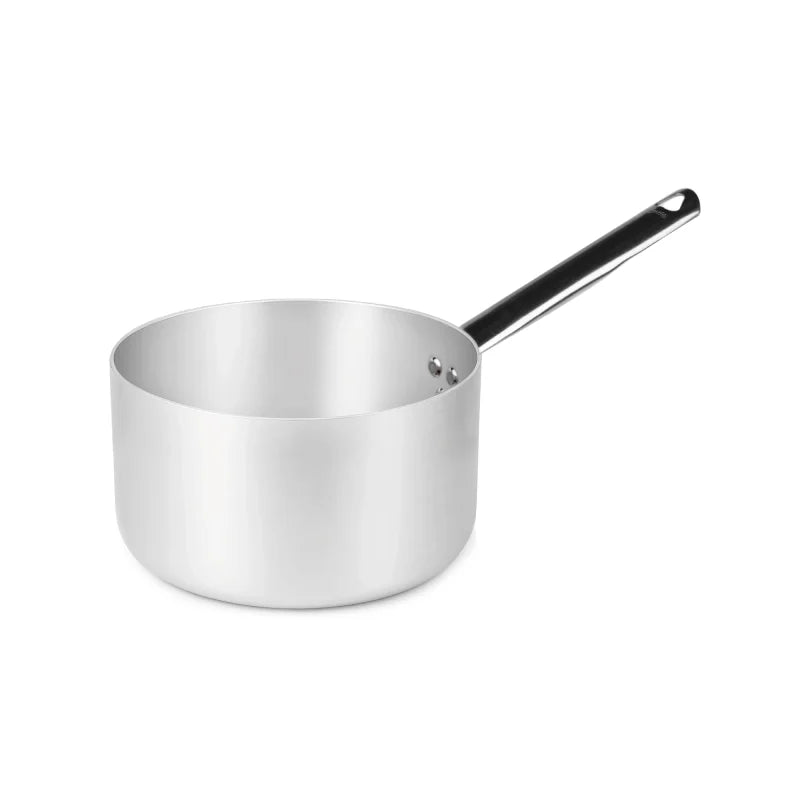 Pentole Agnelli - Casseruola alta in alluminio 3mm – 1 manico, 24 CM