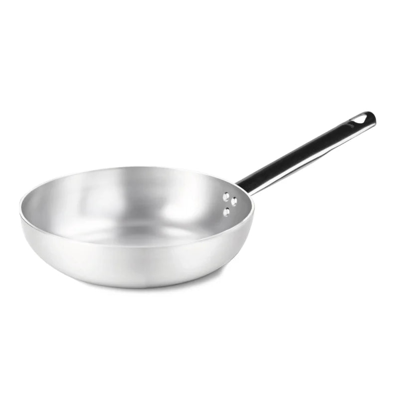 Pentole Agnelli - ALMA111B32 Padella svasata alta a saltare in alluminio 3mm – 1 manico CM. 32
