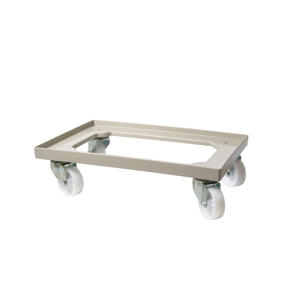 Genusdei - GENUS DEI carrello per cassetta portaimpasto colore grigio. Portata 250 kg.
