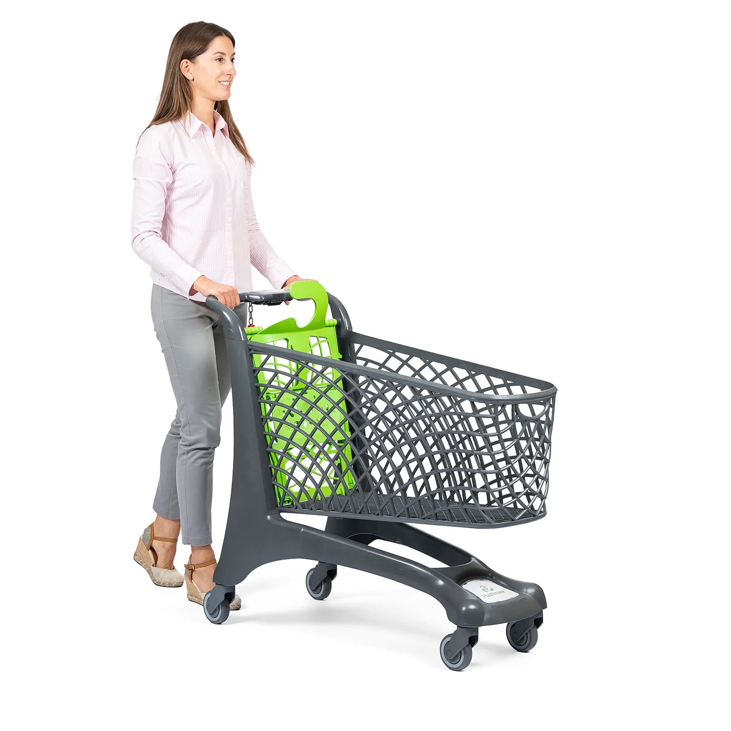 Plastimark - City Carrello di densioni contenute dall’eccellente portabilità e facilità di utilizzo, nato per soddisfare al meglio le esigenze dei piccoli negozi. Caratteristica fondamentale è la larghezza ridotta (di solo 50 cm), adatta a corridoi e barr