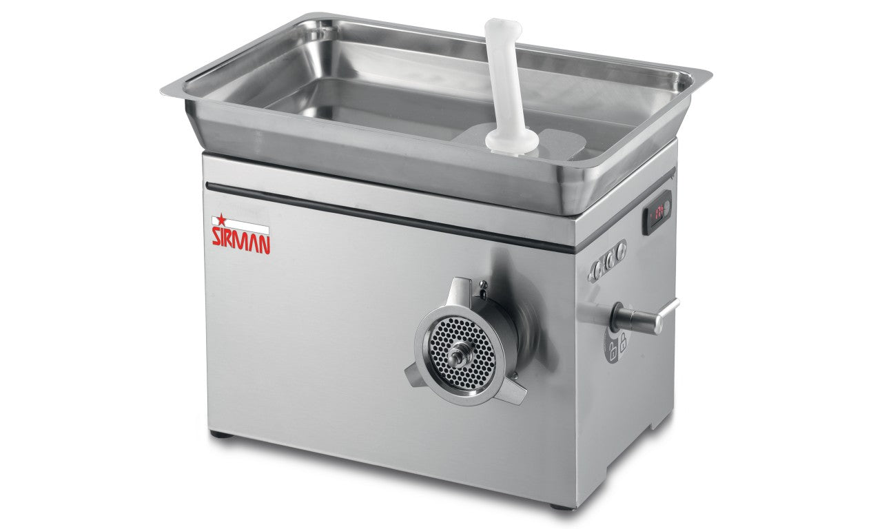 Sirman - TC 32 NEVADA ICE • Caratteristiche tecniche e performance identiche a mod. non ICE • Impianto refrigerante 150 Watt con gas R290. • Refrigerazione su collo, bocca e tramoggia. • Comandi inox IP 67 con inversione. • Coperchio plexiglass su tramogg