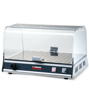 Sirman - VISTA P1 HOT CE 230/50-60/1VISTA Vetrinette per l’esposizione ed il mantenimento di alimenti come brioche, dolci e stuzzichini. - Disponibile in 1 o 2 piani - Piani d’appoggio estraibili in acciaio inox - Basamento in alluminio perfettamente lisc