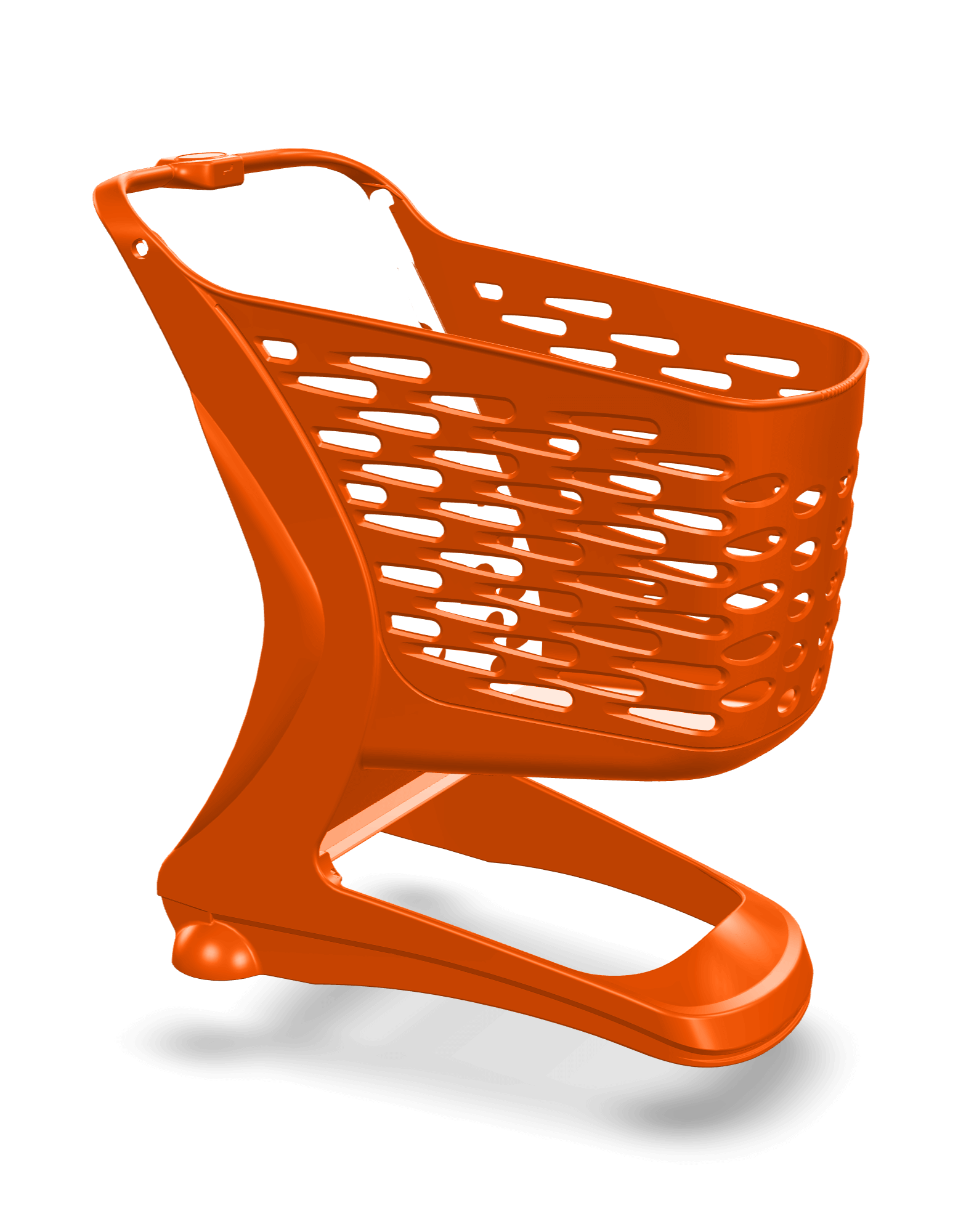 Rabtrolley - 80 L Mini – Eko Color – IT Carrello spesa MINI realizzato completamente in plastica neutra riciclata post industriale, con una capacità di 80 litri. MINI 80L è caratterizzato da un innovativo design italiano. È stato progettato come alternati