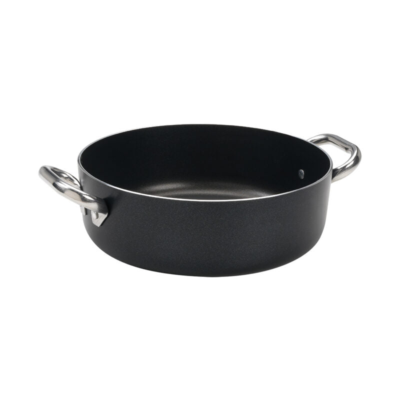 Casseruola bassa in alluminio 3mm – 2 maniglie